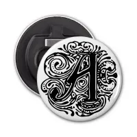 Monarchia Black Letter "A" Bottle Opener