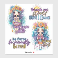 Pop-Fantasy Carnival Custom-Cut Vinyl Sticker