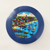 Martha's Vineyard | Colorful Abstract Art Wham-O Frisbee