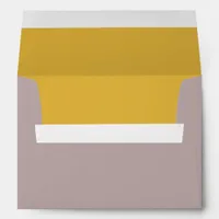 Silk Gold Insert Wedding Envelope