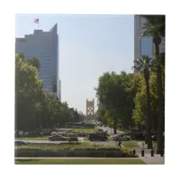 Sacramento: Tower Bridge from Capitol Mall Tile