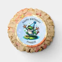 Funny Dancing Frog Personalized Birthday  Reese's Peanut Butter Cups