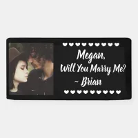 Will you Marry Me Custom Name and Photo  Banner