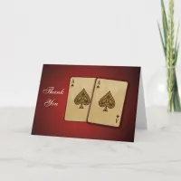 Vegas theme Thank You Card