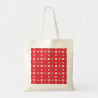 Christmas Holiday Charm Pattern 02 -  Tote Bag