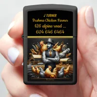 Brahma Chicken Farmer's Vibrant Life Zippo Lighter