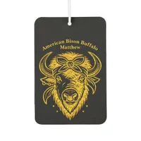 Bison With Bandana in Graphic Style Artwork Air Freshener