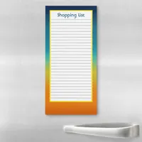 Southwest Sunset Colors Magnetic Notepad