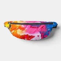 Colorful Modern Abstract Paint All-Over-Print Fanny Pack