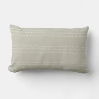 Khaki Neutral Lumbar Throw Pillow