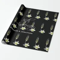 30th Pearl Wedding Anniversary Party Gift Wrapping Paper