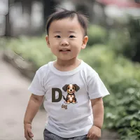 Puppy Love - Adorable D is for Dog Toddler T-Shirt