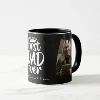 Best Dad Ever Father's Day Gift Black Coffee Mug