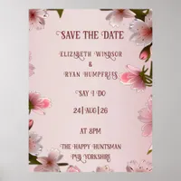 Blossoming Romance: A Full Floral Wedding Theme Poster