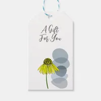 Trendy Modern Floral botanical Gift Tags