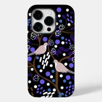 Abstract Floral Botanical Bird Case-Mate iPhone 14 Pro Case