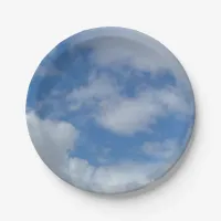 Blue Skies Paper Plates