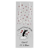 I'm On Cloud Wine Funny Love Wine Quote Wine Gift Bag