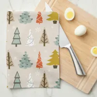 Christmas Tree Pattern Modern ID175 Kitchen Towel