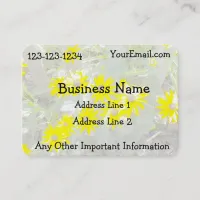 Pretty Daisies Nature Business Card
