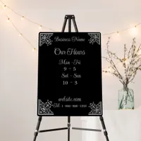 Stylish, Vintage Elegant Business Foam Board