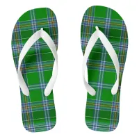 Stewart Tartan Blue, Green, Black Adult Flip Flops