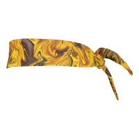 Sunflower Swirl Tie Headband