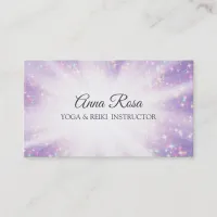 *~*  Reiki Energy Healing Sparkle Rays Business Card