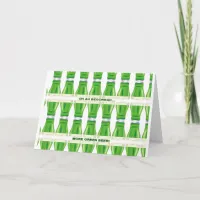 St. Patrick's Green Beer Pattern Card