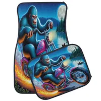 Bigfoot’s Wild Flame-Filled Ride Car Floor Mat