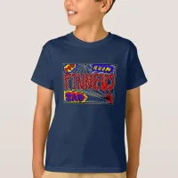 Boy's Name Finneus Spider Web Super Powers  T-Shir T-Shirt