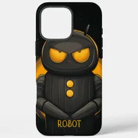 Grumpy Robot Personalized iPhone 16 Pro Max Case