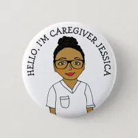 Hello, I'm Caregiver Add Name Button