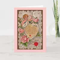 Cupid's Poem Card