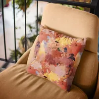 Trendy Chic Terracotta Rust Orange Brown Throw Pillow