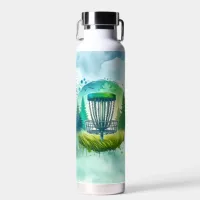 Disc Golf Basket | Best Dad by Par Water Bottle