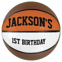  1st Birthday Basketball Ticket