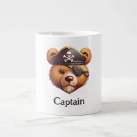 Captain Bear Giant Coffee Mug