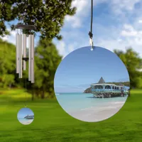 Tropical Paradise Pier on Antigua Wind Chime