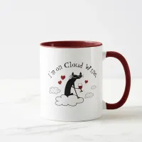 I'm On Cloud Wine Funny Love Wine Quote Mug