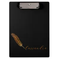 Personalized Quill Pen Clipboard