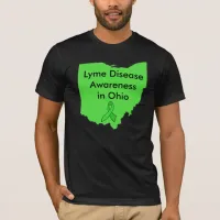 Lyme Disease in Ohio Awareness Ribbon Shirt