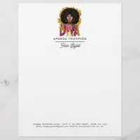 Afro Diva Hair Salon Letterhead