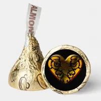 Filigree Goth Gold Heart  Hershey&#174;'s Kisses&#174;