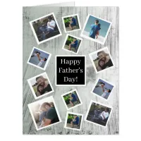 Personalized Photos Happy Father's Day Card