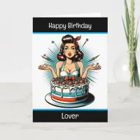 Happy Birthday Lover, Birthday for Him Card