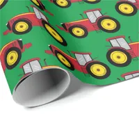 Agricultural Farm Worker Countryside Tractors Wrapping Paper