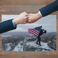 Summit of Freedom: A Patriotic Ascent Jigsaw Puzzle