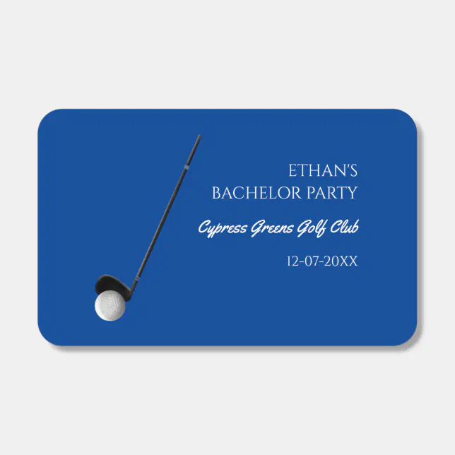 Golf Bachelor Party - Golfing trip Classic Stylish Matchboxes