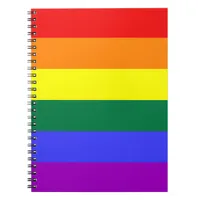 LGBT Pride Rainbow Flag Notebook